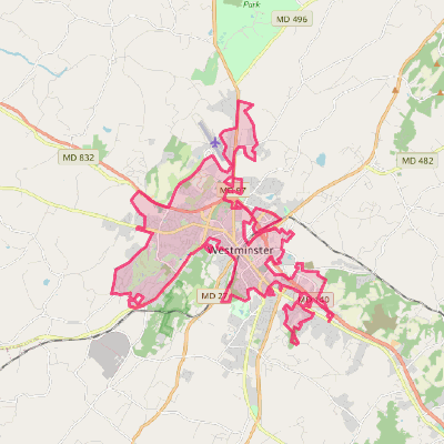 Map of Westminster