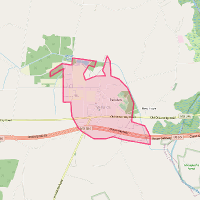 Map of Willards