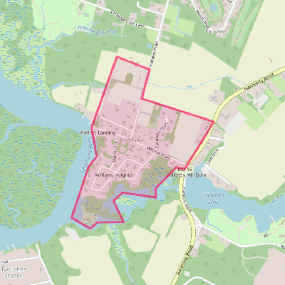 Map of Williston