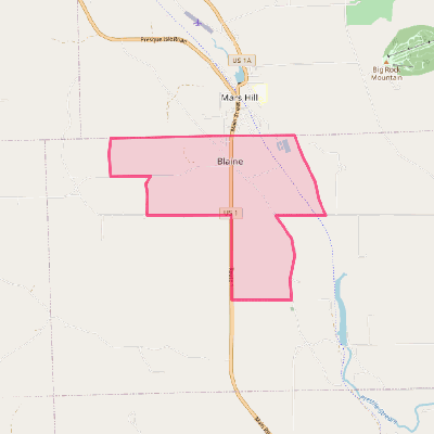 Map of Blaine