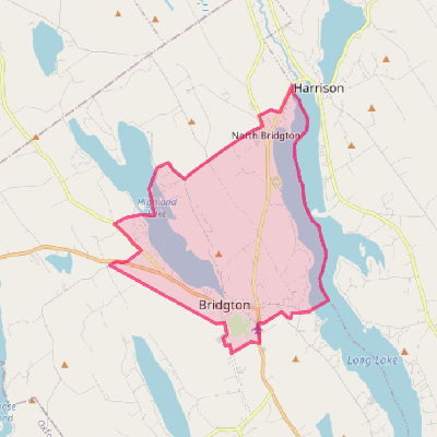 Map of Bridgton