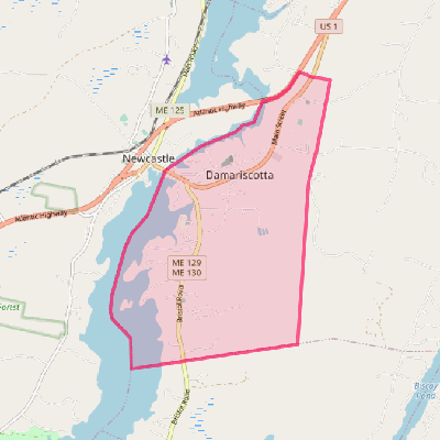 Map of Damariscotta