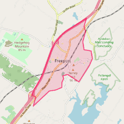 Map of Freeport