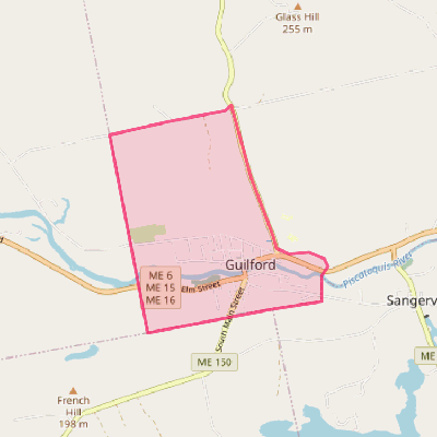 Map of Guilford