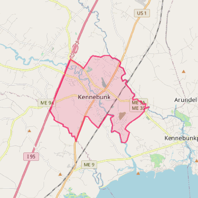 Map of Kennebunk