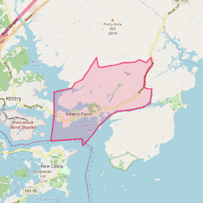 Map of Kittery Point