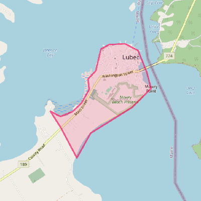 Map of Lubec