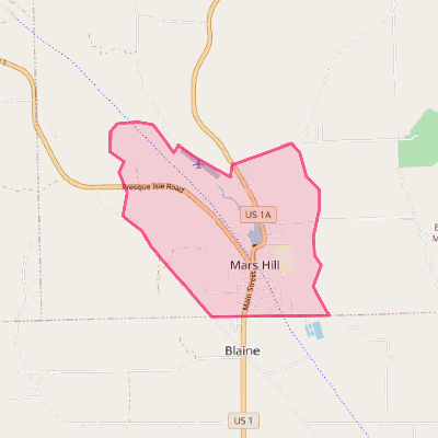 Map of Mars Hill