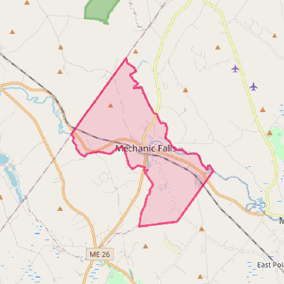 Map of Mechanic Falls