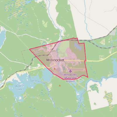 Map of Millinocket