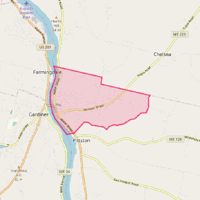 Map of Randolph