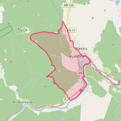 Map of Rumford