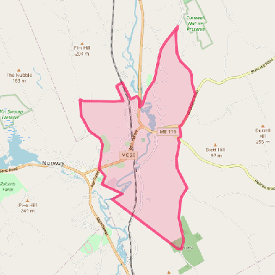 Map of South Paris