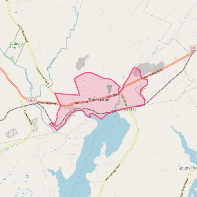 Map of Thomaston