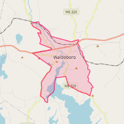 Map of Waldoboro