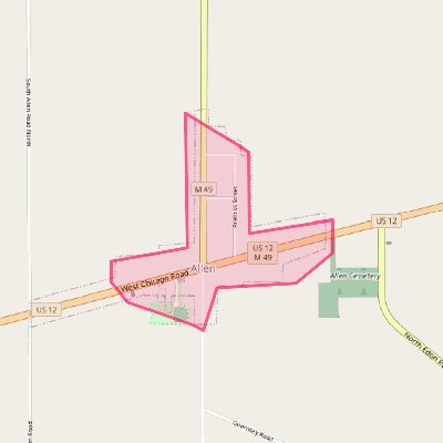 Map of Allen