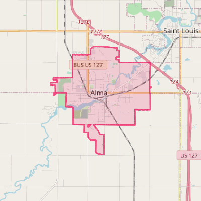 Map of Alma