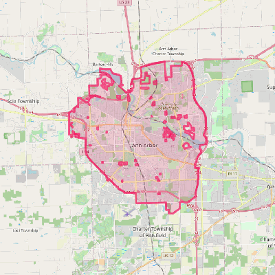 Map of Ann Arbor