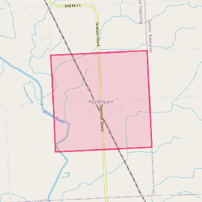 Map of Applegate