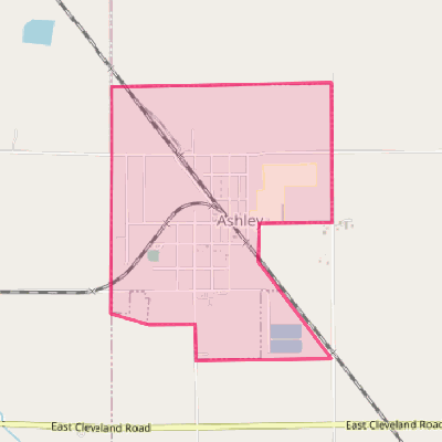 Map of Ashley