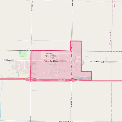 Map of Auburn