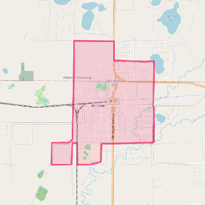 Map of Baldwin