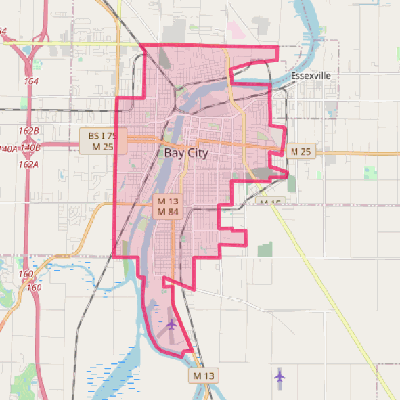 Map of Bay City