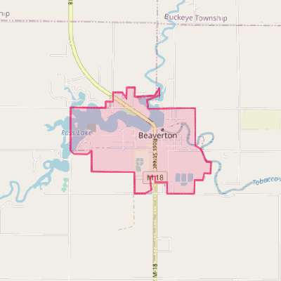 Map of Beaverton