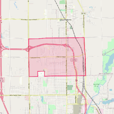 Map of Beecher