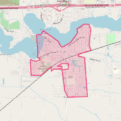 Map of Belleville