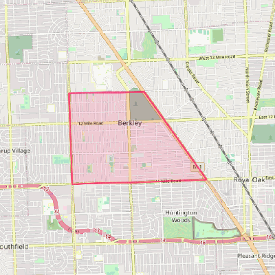 Map of Berkley