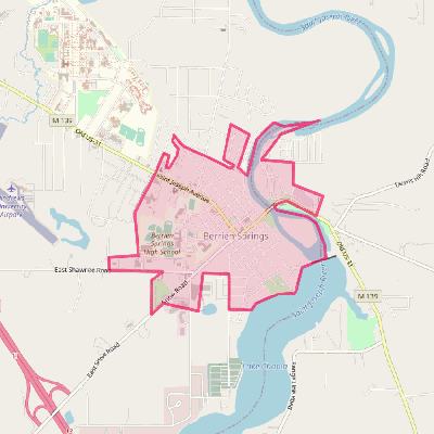 Map of Berrien Springs