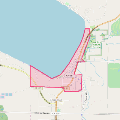 Map of Beulah