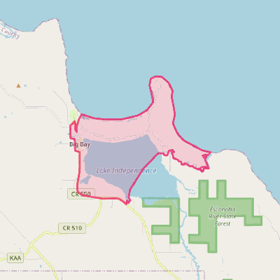 Map of Big Bay