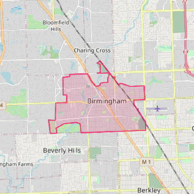 Map of Birmingham