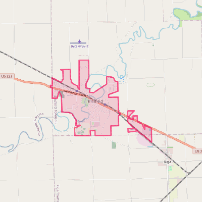 Map of Blissfield