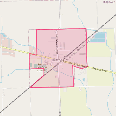 Map of Britton