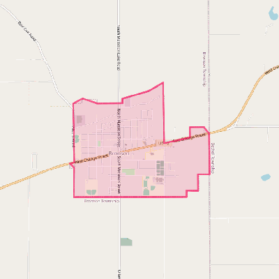 Map of Bronson