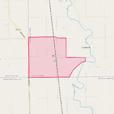 Map of Burt