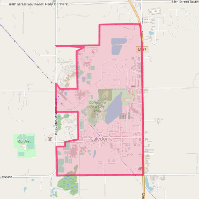 Map of Caledonia