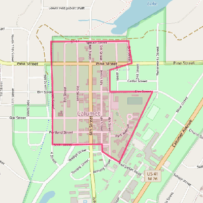 Map of Calumet