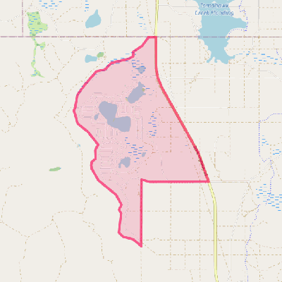 Map of Canada Creek Ranch