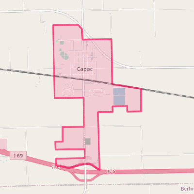 Map of Capac