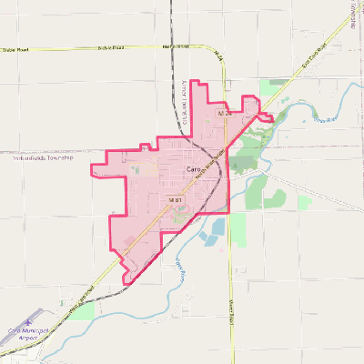 Map of Caro