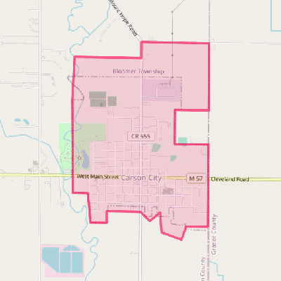 Map of Carson City