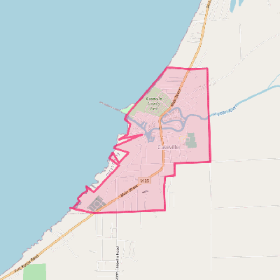 Map of Caseville