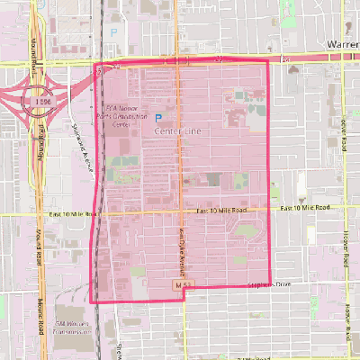 Map of Center Line