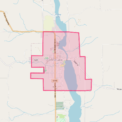 Map of Central Lake