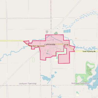 Map of Centreville