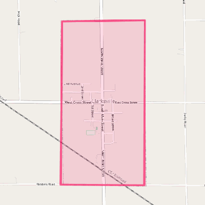 Map of Clarksville